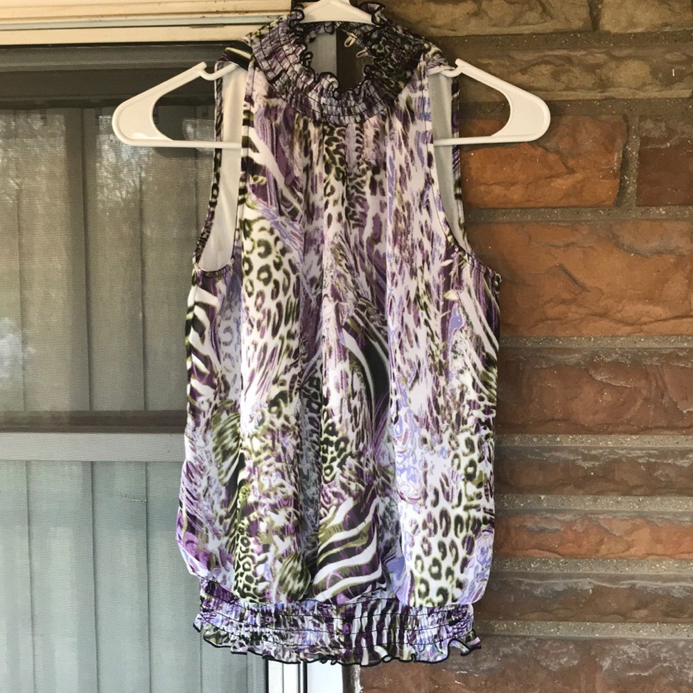 Silk tank top
